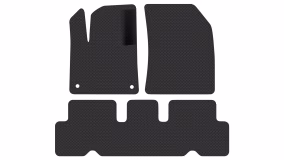 Interior mats for the Citroen C4 Grand SpaceTourer 2018-2022 II generation EU Minivan restyling 7-seater - Фото 2