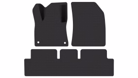 Interior mats for the Citroen C4 Grand SpaceTourer 2018-2022 II generation EU Minivan restyling 7-seater - Фото 3