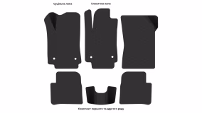 Interior mats for the Citroen C3 2016-2020 III generation EU Hatchback pre-restyling - Фото 3