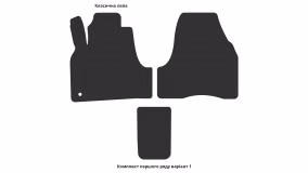 Interior mats for the Citroen C8 2002-2014 I generation EU Minivan - Фото 7