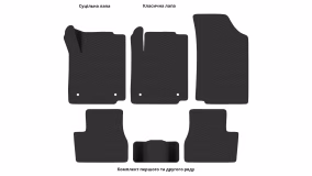 Interior mats for the Citroen C3 2002-2009 I generation EU Cabriolet - Фото 2