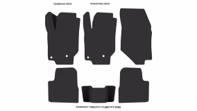 Interior mats for the Citroen C4 2020-… III generation EU Crossover - Фото 3