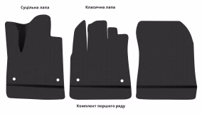 Interior mats for the Citroen Berlingo (K9) Cargo 2018-… III generation EU Minivan - Фото 3