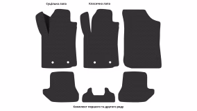 Interior mats for the Citroen C3 Pluriel 2003-2010 I generation EU Cabriolet - Фото 2