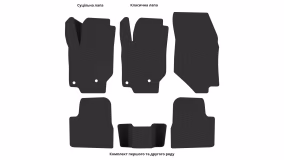 Interior mats for the Citroen C4X (C43) 2022-… III generation EU Liftback - Фото 3