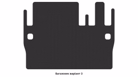 Interior mats for the Citroen Space Tourer 2016-… I generation EU VAN 8-seater - Фото 2