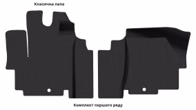 Interior mats for the Citroen Jumper 2024-… II generation EU VAN restyling - Фото 2