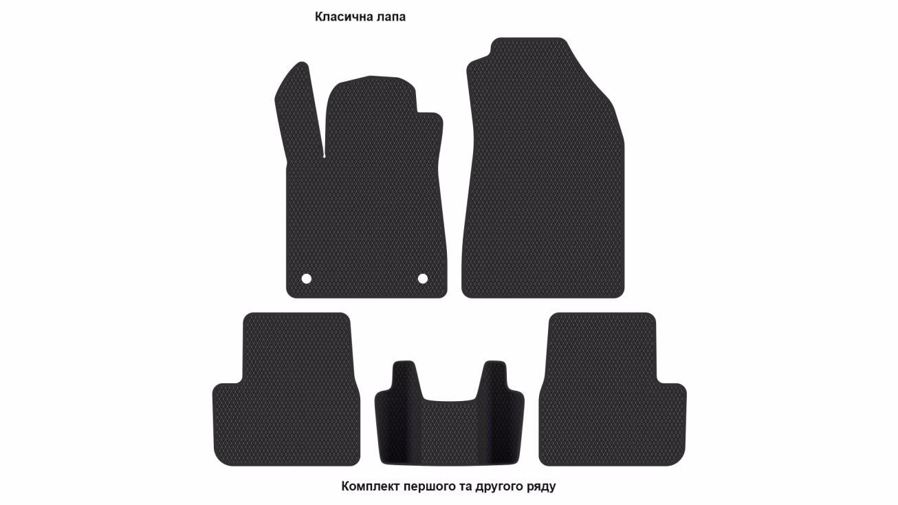 Interior mats for the Citroen C3 (CC21) 2024-… IV generation EU Hatchback - Фото 2