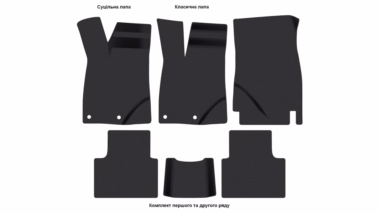 Interior mats for the Citroen C5 Aircross (CR3) 2025-… II generation EU Crossover - Фото 2