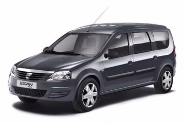 Interior mats for the Dacia Logan MCV 2004-2008 I generation EU Universal pre-restyling 7-seater