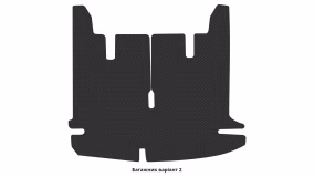 Interior mats for the Dacia Lodgy 2012-… I generation EU Minivan 7-seater - Фото 4