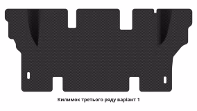 Interior mats for the Dacia Lodgy 2012-… I generation EU Minivan 7-seater - Фото 7