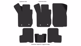 Interior mats for the Dacia Logan 2004-2012 I generation EU Sedan - Фото 3