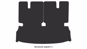 Interior mats for the Dacia Logan MCV 2004-2008 I generation EU Universal pre-restyling 7-seater - Фото 2