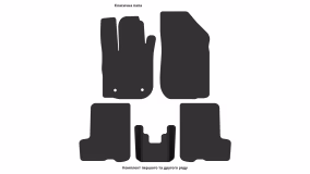 Interior mats for the Dacia Sandero StepWay 2017-2020 II generation EU Crossover restyling - Фото 3