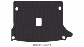 Interior mats for the Dacia Logan MCV 2008-2012 I generation EU Universal restyling 7-seater - Фото 3