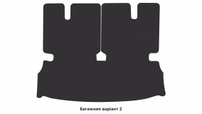 Interior mats for the Dacia Logan MCV 2008-2012 I generation EU Universal restyling 7-seater - Фото 4
