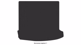 Interior mats for the Dacia Lodgy 2012-… I generation EU Minivan 5-seater - Фото 2