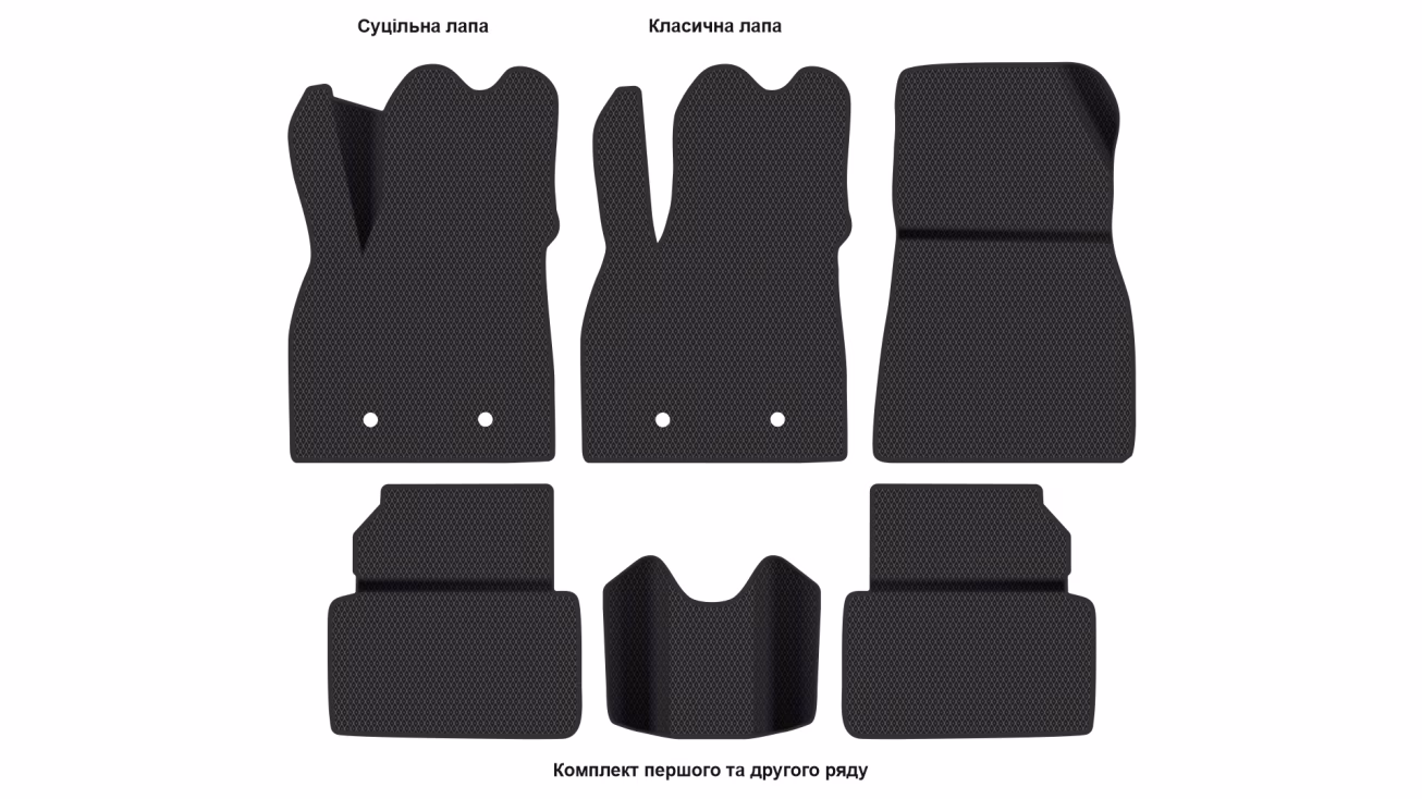 Interior mats for the Dacia Duster (P1310) 2024-… III generation EU Crossover - Фото 2