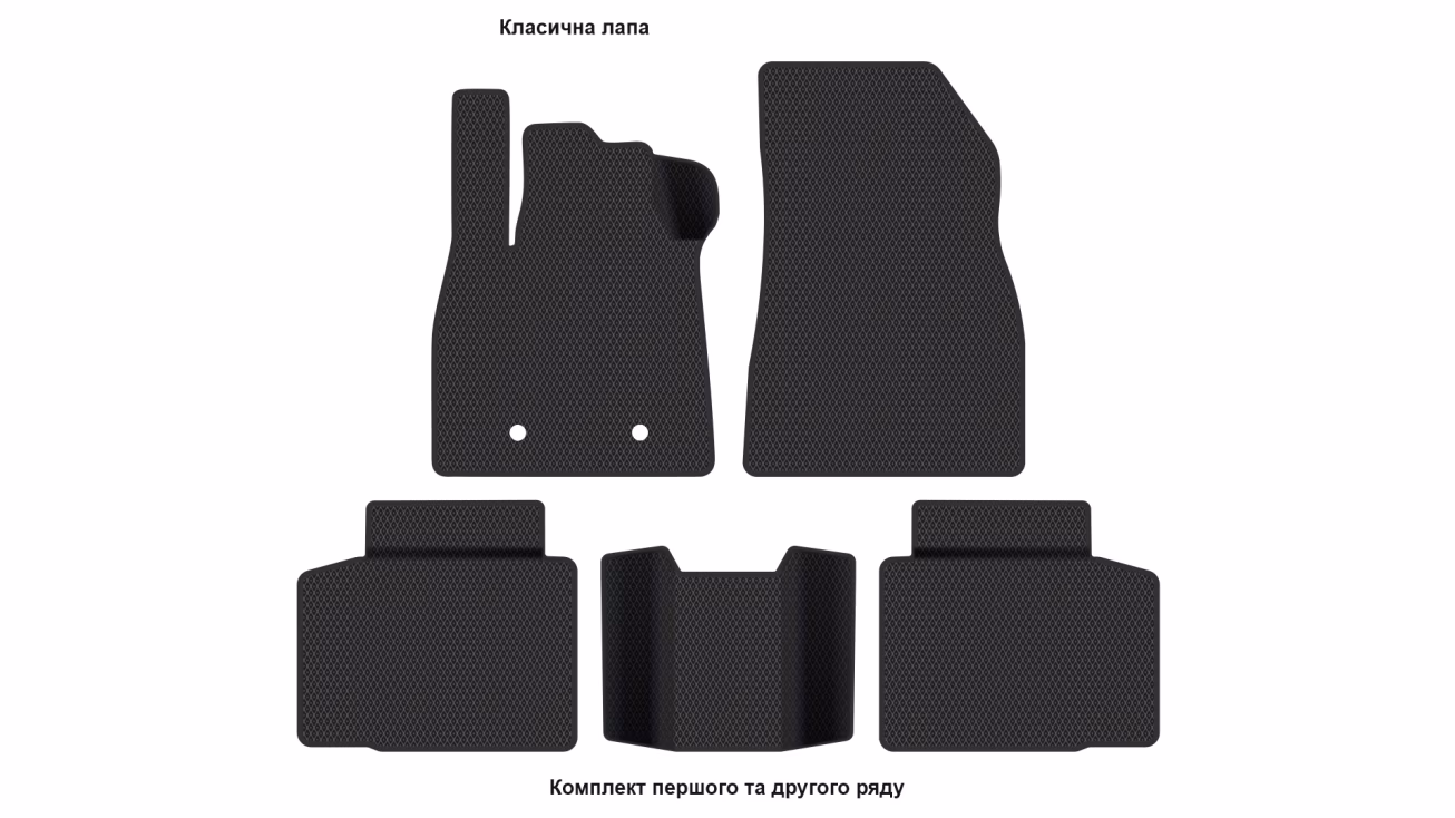 Interior mats for the Dacia Bigster 2024-… I generation EU Crossover Hybrid (HEV) - Фото 2