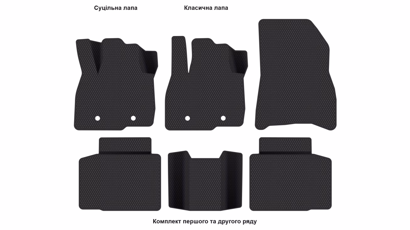 Interior mats for the Dacia Bigster 2024-… I generation EU Crossover Hybrid (MHEV) - Фото 2