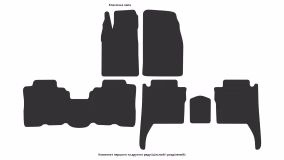 Interior mats for the Dadi Shuttle 2005-… I generation EU Crossover - Фото 2