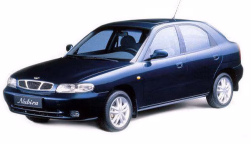 Interior mats for the Daewoo Nubira (J100) 1997-1999 I generation EU Sedan