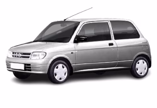 Interior mats for the Daihatsu Cuore (L700) 1998-2002 V generation EU Hatchback 3-door