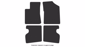 Interior mats for the Daihatsu Cuore (L250) 2002-2006 VI generation JP Hatchback - Фото 2