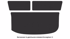 Interior mats for the Daihatsu Materia 2006-2013 II generation EU Hatchback - Фото 2