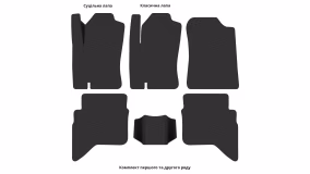 Interior mats for the Daihatsu Terios (J200) 2006-2017 II generation EU Crossover - Фото 3