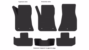 Interior mats for the Dodge Challenger 2015-… III generation US Coupe restyling - Фото 3