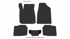 Interior mats for the Dodge Stratus 1995-2000 I generation US Coupe - Фото 2