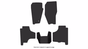 Interior mats for the Dodge Nitro 2006-2011 I generation US Crossover - Фото 4