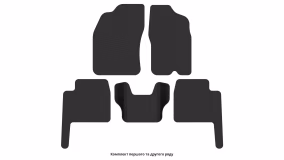 Interior mats for the Dodge Durango 2004-2010 II generation US Crossover 5-seater - Фото 2