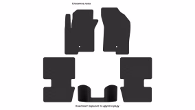 Interior mats for the Dodge Caliber 2006-2012 I generation EU Hatchback - Фото 3