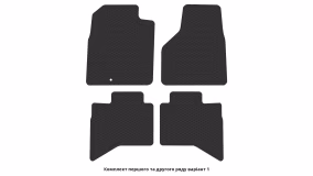 Interior mats for the Dodge Ram 1500 2002-2009 III generation US Pickup 4-door Quad Cab - Фото 3