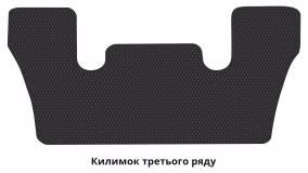 Interior mats for the Dodge Durango (WK2) 2010-2014 III generation US Crossover pre-restyling 7-seater - Фото 6