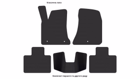 Interior mats for the Dodge Charger (LD) 2010-… VII generation US Sedan - Фото 4