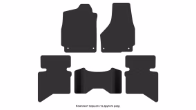 Interior mats for the Dodge Ram 1500 2009-2018 IV generation US Pickup 4-door 5-seater Quad Cab - Фото 2