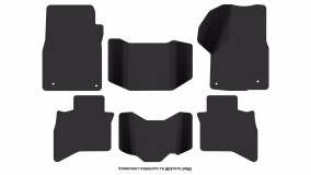 Interior mats for the Dodge Ram 1500 2009-2018 IV generation US Pickup 4-door 6-seater Quad Cab - Фото 2