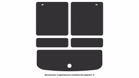 Interior mats for the Dodge Journey 2007-2021 I generation EU Crossover 7-seater - Фото 2