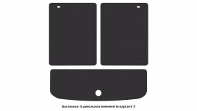 Interior mats for the Dodge Journey 2007-2021 I generation EU Crossover 7-seater - Фото 3