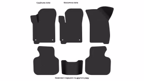 Interior mats for the Dodge Journey 2007-2021 I generation EU Crossover 7-seater - Фото 7