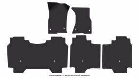 Interior mats for the Dodge Ram 1500 (DT) 2019-… V generation US Pickup 4-door Crew Cab - Фото 4