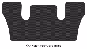 Interior mats for the Dodge Durango (WK2) 2014-… III generation US Crossover restyling 6-seater - Фото 3