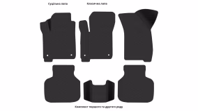 Interior mats for the Dodge Journey 2007-2021 I generation Crossover 5-seater - Фото 4