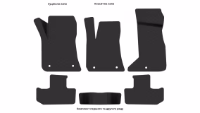 Interior mats for the Dodge Challenger 2014-… III generation US Coupe AWD - Фото 3