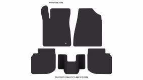 Interior mats for the Dodge Stratus 2000-2006 II generation US Sedan - Фото 3