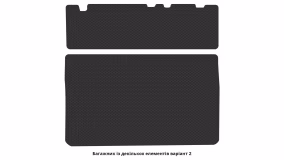 Interior mats for the Dodge Grand Caravan 2010-2020 V generation EU Minivan restyling 7-seater - Фото 3